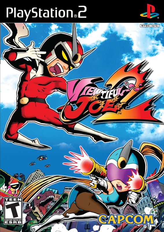 Viewtiful Joe 2 box art for Playstation 2